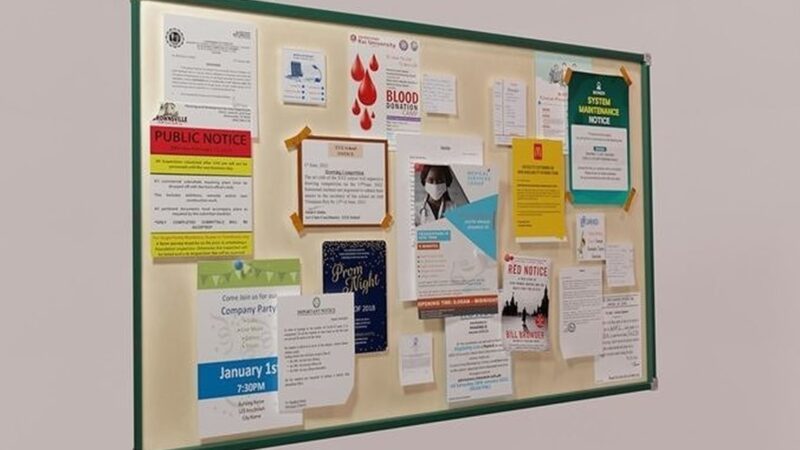 Benefits of Having a Noticeboard in the Office